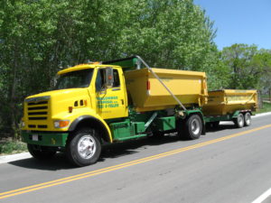 yellowbox disposal delivering dumpster